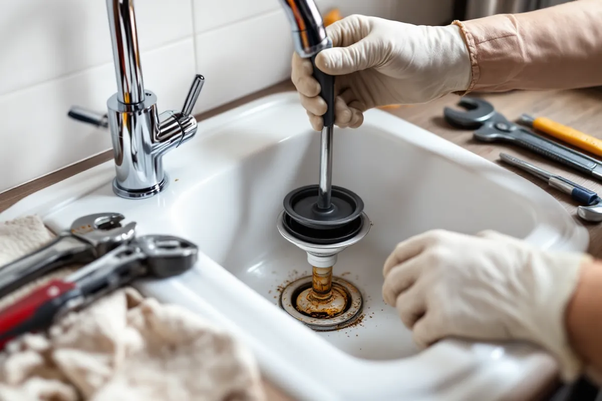 Practical on-site detail supporting blocked sink: every cause and how to fix each one fast