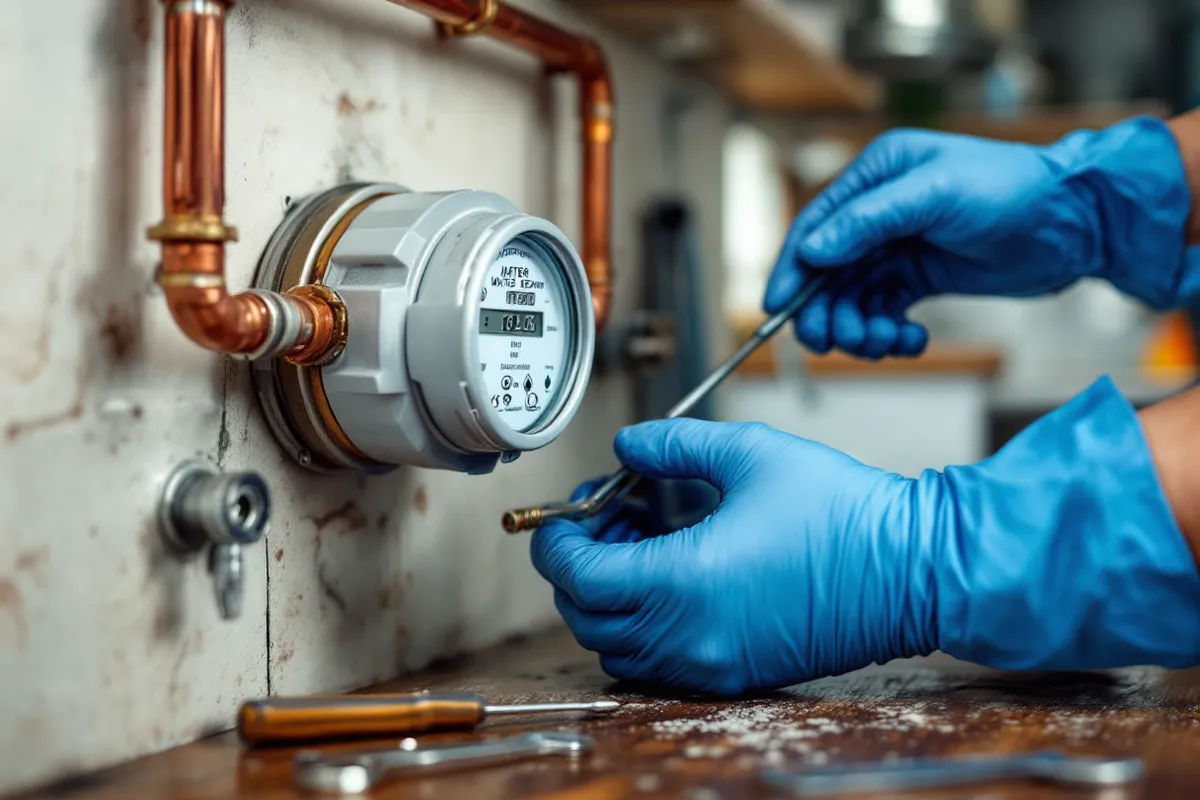 Practical on-site detail supporting how to read your water meter — and use it to detect leaks