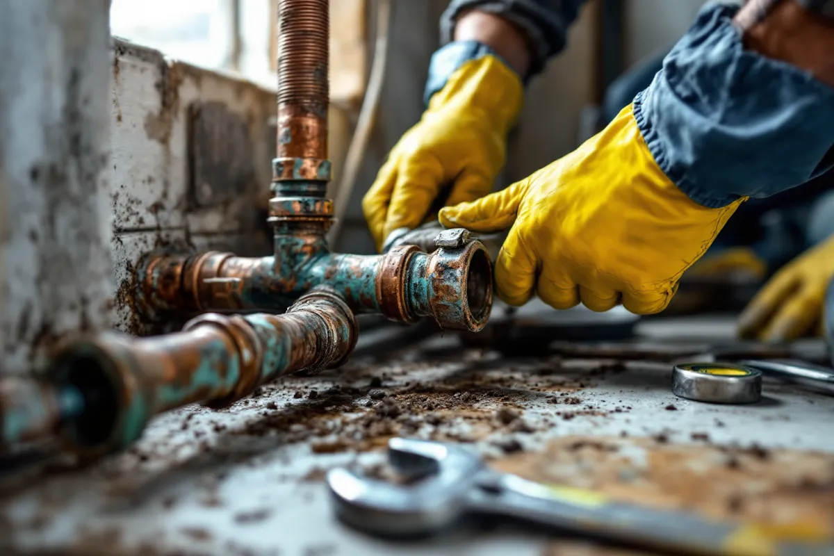 Practical on-site detail supporting when to replace drain pipes: signs, lifespan and costs